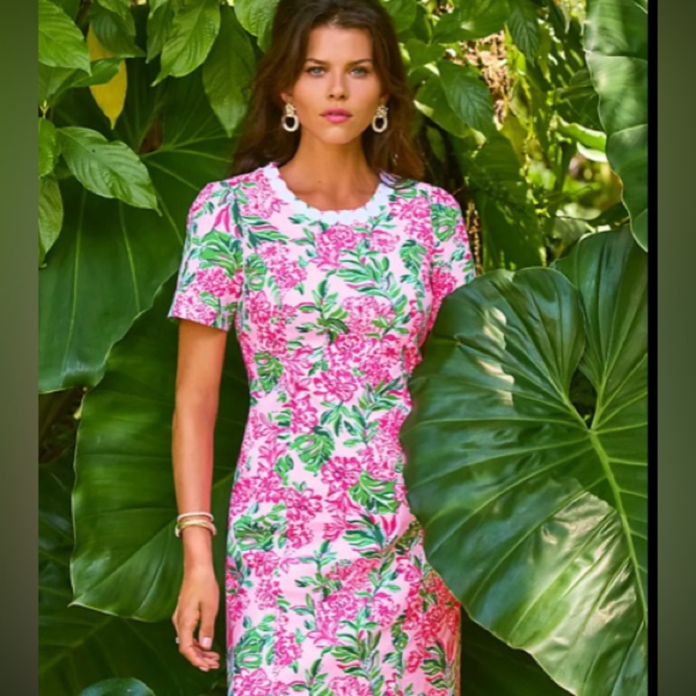 Lilly Pulitzer Mila Short Sleeve Shift Dress NEW